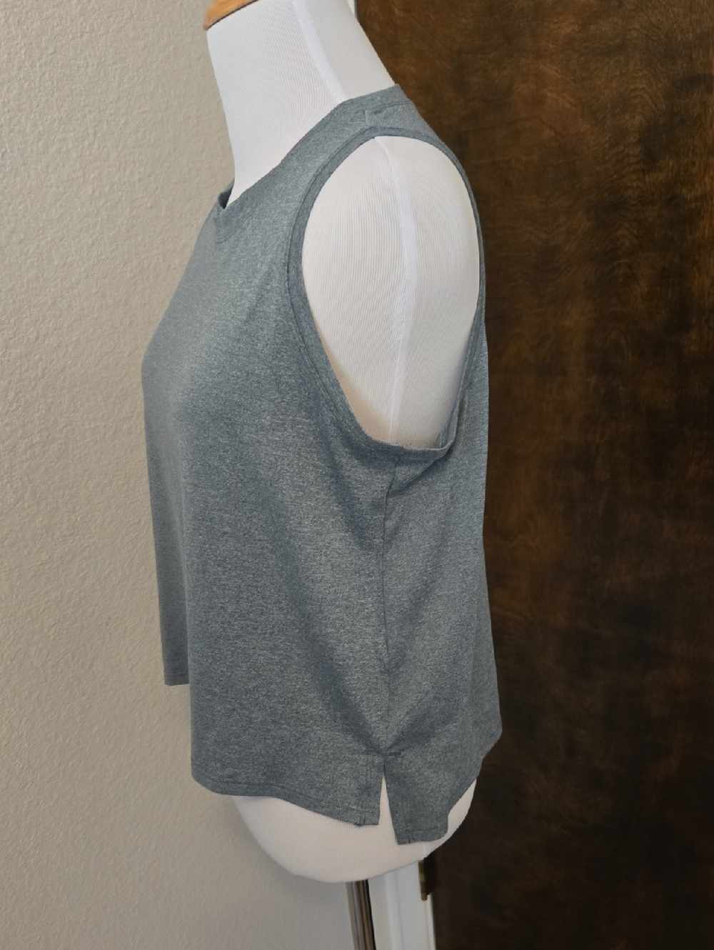 Balance Collection Heather Green Gray Sleeveless Athletic Tank